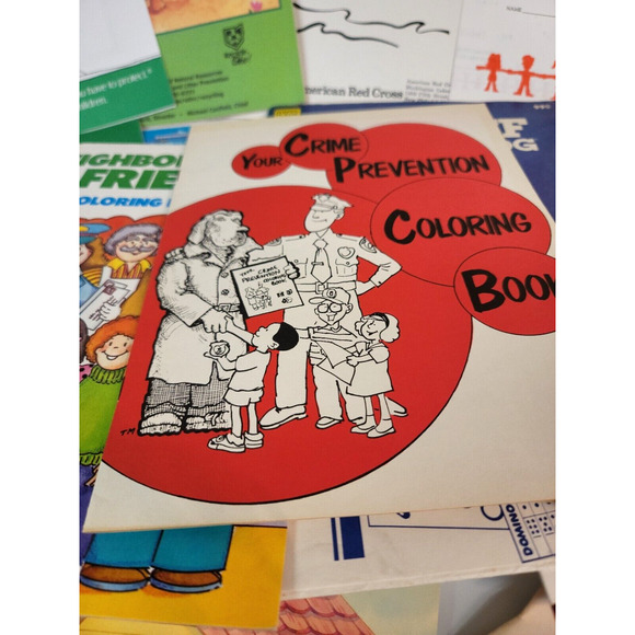 Children's Educational Coloring Workbooks Advertisements '60'70'80'90' 22 pieces - Picture 8 of 13